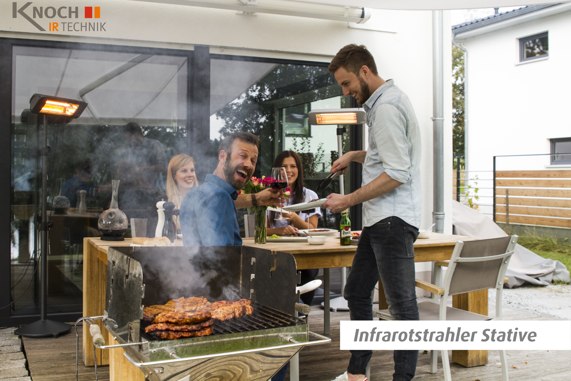 Infrarotstrahler Stative