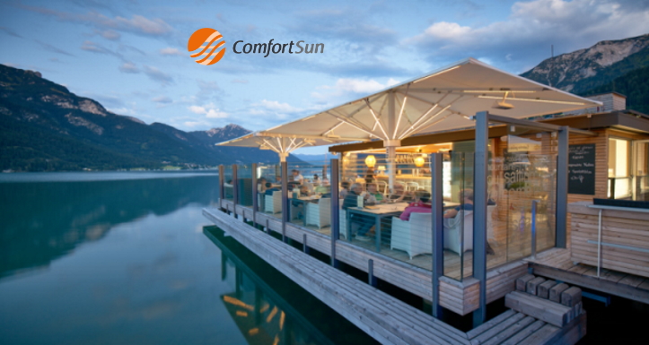ComfortSun Infrarotstrahler im See-Restaurant ComfortSun Infrarotstrahler im See-Restaurant