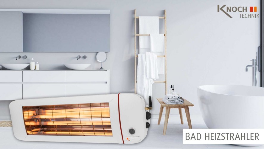 Infrarotstrahler für Ihr Bad